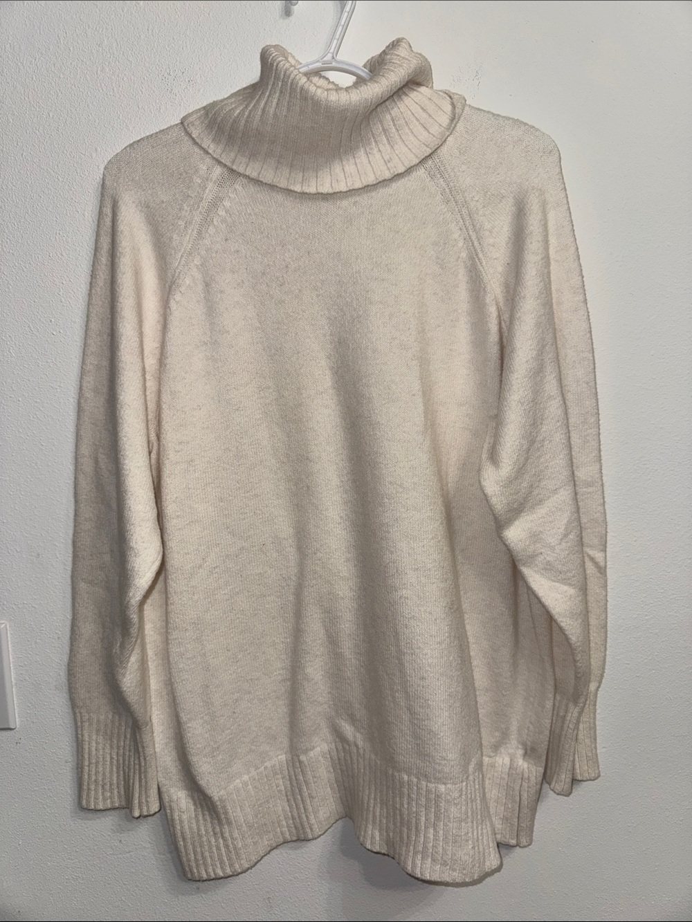 Old Navy Cream Turtleneck Sweater